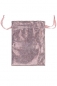 Preview: Zugbandbeutel rosé glänzend 11x15cm